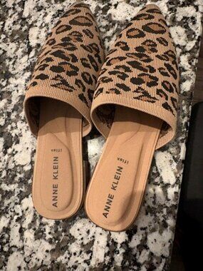 Anne Klein Violet Knit Mule